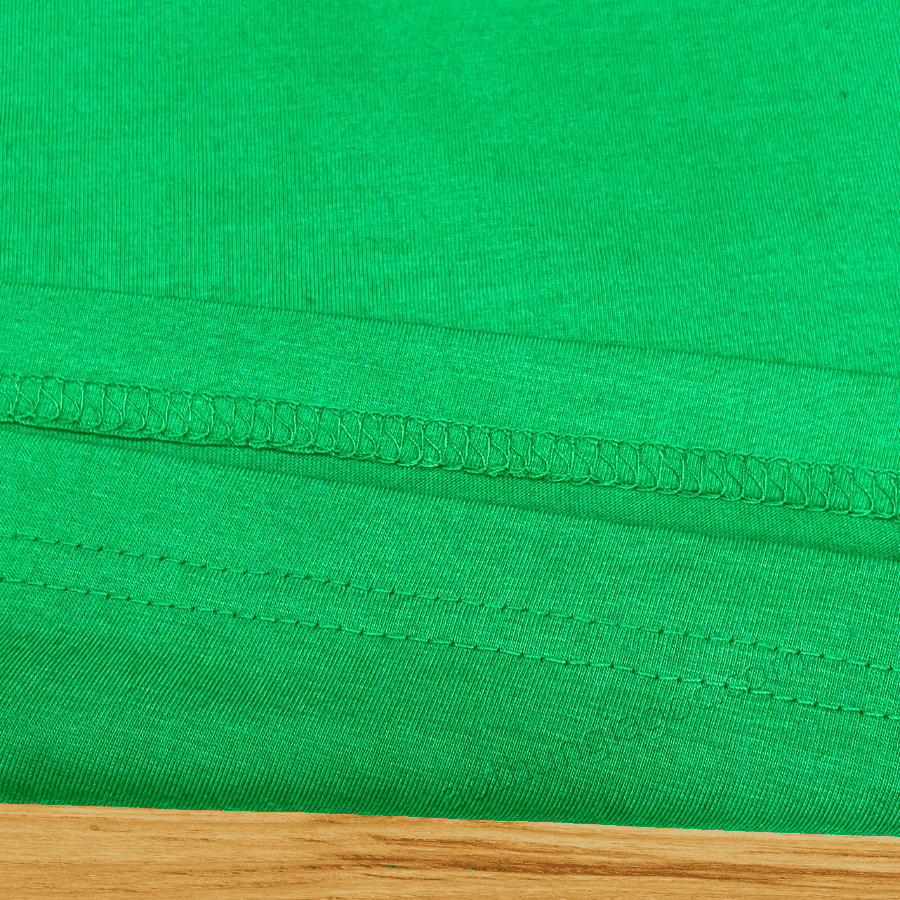 Áo Thun Cotton 2 Chiều 65/35 Màu Xanh Két